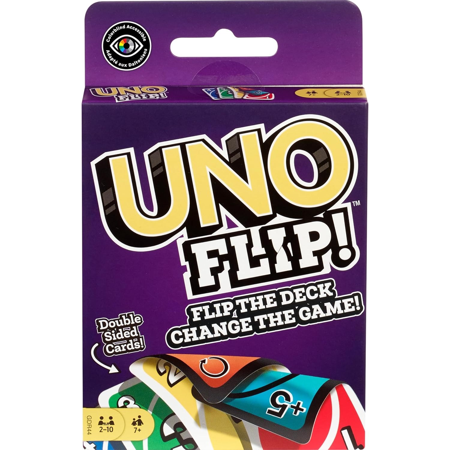 Cooperative Card Game - 100% originale Mattel UNO Flip Card