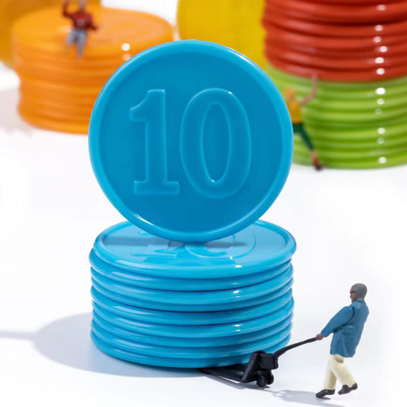 40 fiches da poker con numeri, - Board Game Zenith review and price