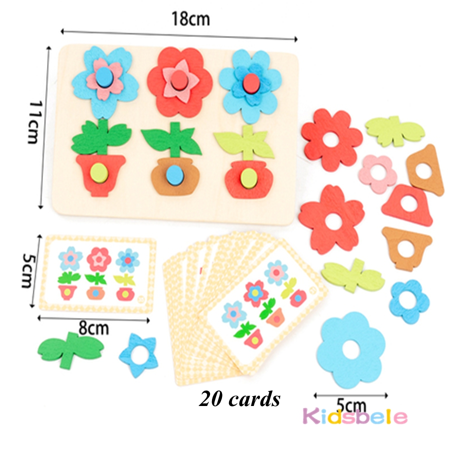 Montessori fai da te fiore in  - Cooperative Card Game review and price