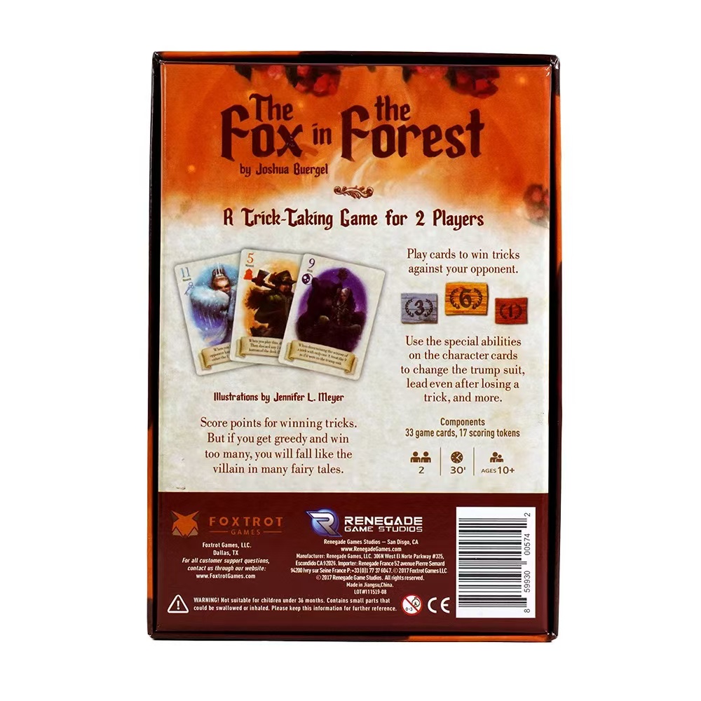 Il volpe nella foresta, carte  - Board Game Wingspan review and price