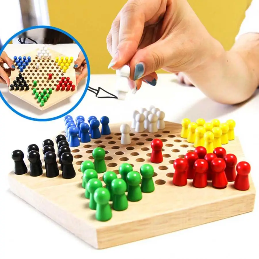 Tavola educativa in legno per  - Board Game Halma review and price