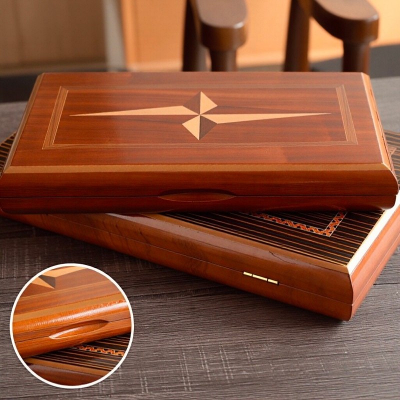 Backgammon in Legno Massello 1 - Board Game Zenith review and price
