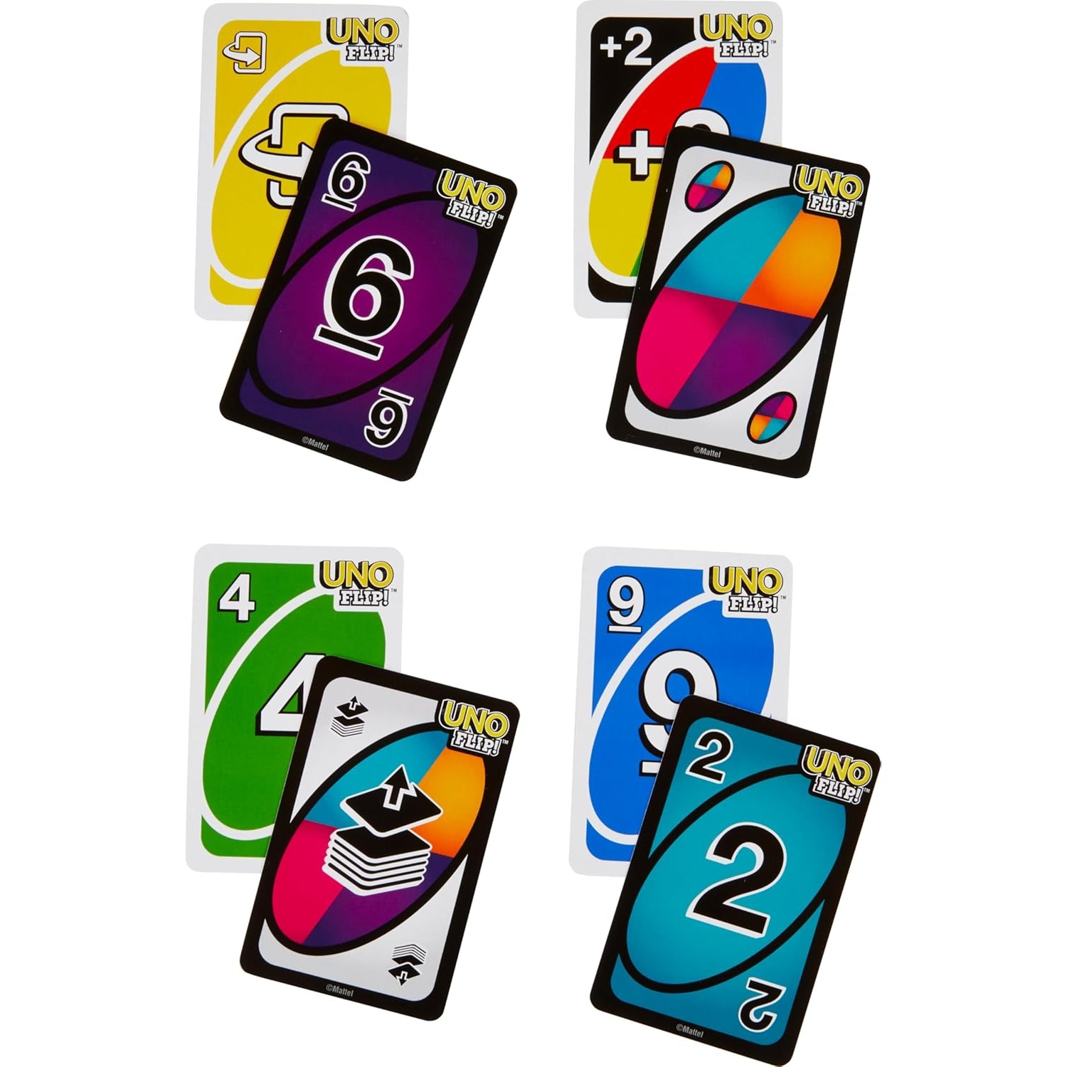 100% originale Mattel UNO Flip - Cooperative Card Game review and price
