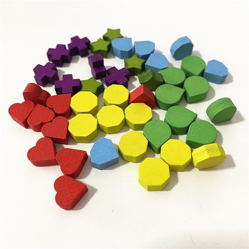 40 Pz 10mm Rosso a Forma di Cu - Board Game Wingspan review and price